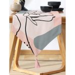 - UcgenRunner-5759-Gorsel-1 - Realhomes RealHomes Dijital Baskılı Özel Tasarım Püsküllü Şönil Üçgen Runner Realhomes