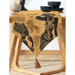 - UcgenRunner-5809-Gorsel-1 - Realhomes Etnik Afrika Desenli Modern Püsküllü Şönil Üçgen Runner Realhomes