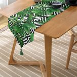 - UcgenRunner-866-Gorsel-2 - Realhomes  RealHomes Dijital Baskılı Özel Tasarım Püsküllü Şönil Üçgen Runner Realhomes