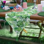 RealHomes Dijital Baskılı Özel Tasarım Püsküllü Şönil Üçgen Runner Realhomes