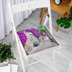 Çiçek Sokağı Dekorati Kare Sandalye Minderi Realhomes