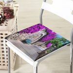 Çiçek Sokağı Dekorati Kare Sandalye Minderi Realhomes