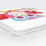 Baykuş Desenli Dekorati Kare Sandalye Minderi Realhomes