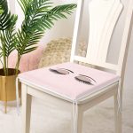 Modern Kirpik Desenli Dekorati Kare Sandalye Minderi Realhomes