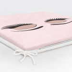 Modern Kirpik Desenli Dekorati Kare Sandalye Minderi Realhomes