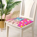 Pop Art Resimli Dekorati Kare Sandalye Minderi Realhomes