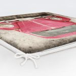 Vosvos Desenli Dekorati Kare Sandalye Minderi Realhomes