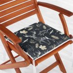 - httpsrealarge.comserdarMinderFermuarli-KareFrm-3041-Gorsel12-Gorsel-1 - Realhomes Siyah Zeminde Geyik ve Yaprak Desenli Fermuarlı Sandalye Minderi Realhomes