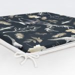 - httpsrealarge.comserdarMinderFermuarli-KareFrm-3041-Gorsel12-Gorsel-5 - Realhomes Siyah Zeminde Geyik ve Yaprak Desenli Fermuarlı Sandalye Minderi Realhomes