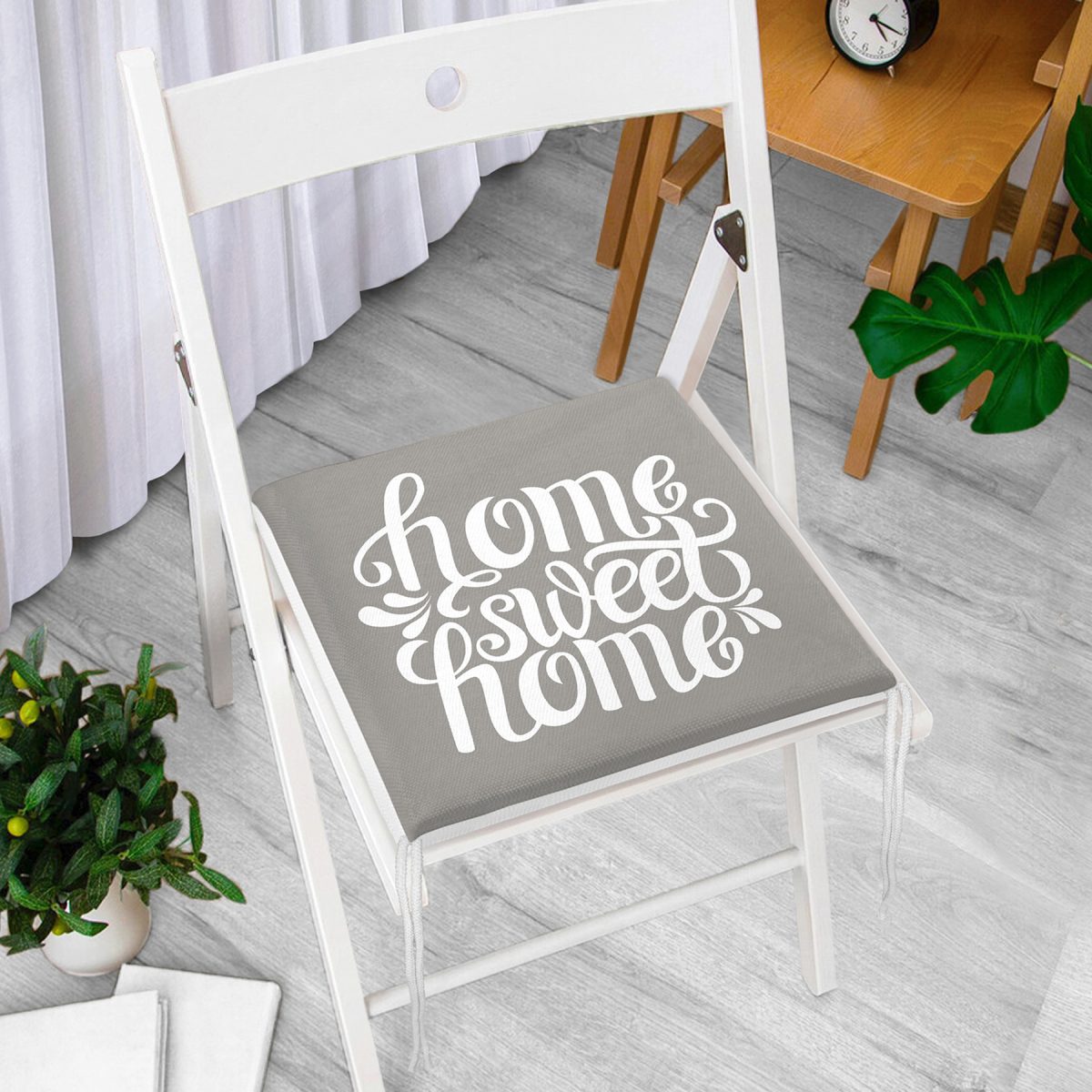 Home Sweet Home Dekorati Kare Sandalye Minderi Realhomes