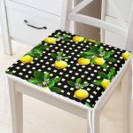 - httpsrealarge.comserdarMinderFermuarli-KareFrm-3107-Gorsel12-Gorsel - Realhomes  Siyah Zeminde Ekose Desenli Limon Baskılı Dekoratif Fermuarlı Sandalye Minderi Realhomes