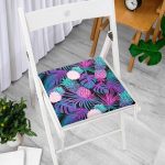 - httpsrealarge.comserdarMinderFermuarli-KareFrm-3158-Gorsel12-Gorsel-1 - Realhomes Lacivert Tropikal Desenli Dijital Baskılı Fermuarlı Sandalye Minderi Realhomes