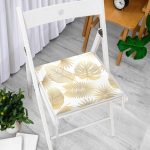 - httpsrealarge.comserdarMinderFermuarli-KareFrm-3159-Gorsel12-Gorsel-1 - Realhomes  Beyaz Zeminde Vizon Yapraklar Dijital Baskılı Fermuarlı Sandalye Minderi Realhomes