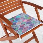 - httpsrealarge.comserdarMinderFermuarli-KareFrm-3161-Gorsel12-Gorsel-1 - Realhomes  Mavi Zeminde Yuvarlak Desenli Modern Fermuarlı Sandalye Minderi Realhomes