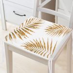 - httpsrealarge.comserdarMinderFermuarli-KareFrm-3166-Gorsel12-Gorsel - Realhomes Altın Renkli Palmiye Yaprakları Dijital Baskılı Fermuarlı Sandalye Minderi Realhomes