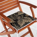 - httpsrealarge.comserdarMinderFermuarli-KareFrm-3189-Gorsel12-Gorsel-1 - Realhomes Siyah Zeminde Altın Renkli Yapraklar Desenli Fermuarlı Sandalye Minderi Realhomes