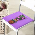 - httpsrealarge.comserdarMinderFermuarli-KareFrm-3206-Gorsel12-Gorsel - Realhomes Mor Zeminde Ananas Desenli Modern Fermuarlı Sandalye Minderi Realhomes