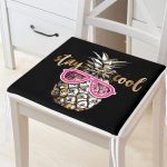 - httpsrealarge.comserdarMinderFermuarli-KareFrm-3228-Gorsel12-Gorsel - Realhomes Siyah Zeminde Cool Ananas Desenli Modern Fermuarlı Sandalye Minderi Realhomes