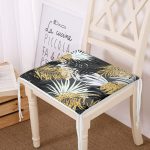 - httpsrealarge.comserdarMinderFermuarli-KareFrm-3233-Gorsel12-Gorsel - Realhomes  Siyah Zeminde Palmiye Yaprakları Özel Tasarım Fermuarlı Sandalye Minderi Realhomes