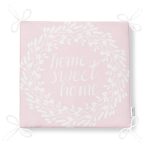 Home Sweet Home Dekorati Kare Sandalye Minderi 40x40cm Fermuarlı Realhomes