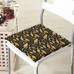 - httpsrealarge.comserdarMinderFermuarli-KareFrm-3310-Gorsel12-Gorsel-3 - Realhomes  Siyah Zeminli Altın Yapraklar Motifli Dekoratif Fermuarlı Sandalye Minderi Realhomes