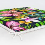 - httpsrealarge.comserdarMinderFermuarli-KareFrm-3313-Gorsel12-Gorsel-5 - Realhomes Lacivert Zeminli Tropikal Desenli Dijital Baskılı Fermuarlı Sandalye Minderi Realhomes