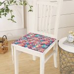 Etnik Geometrik Desenli Özel Tasarım Fermuarlı Sandalye Minderi Realhomes