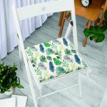 - httpsrealarge.comserdarMinderFermuarli-KareFrm-3335-Gorsel12-Gorsel-1 - Realhomes  Pudra Zeminde Suluboya Yapraklar Tasarımlı Dekoratif Fermuarlı Sandalye Minderi Realhomes