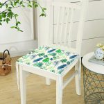 - httpsrealarge.comserdarMinderFermuarli-KareFrm-3335-Gorsel12-Gorsel-2 - Realhomes  Pudra Zeminde Suluboya Yapraklar Tasarımlı Dekoratif Fermuarlı Sandalye Minderi Realhomes