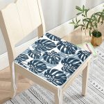 - httpsrealarge.comserdarMinderFermuarli-KareFrm-3337-Gorsel12-Gorsel-2 - Realhomes  Mavi Renkli Palmiye Yaprakları Dijital Baskılı Fermuarlı Sandalye Minderi Realhomes