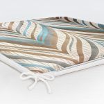 Renklerin Uyumu Geometrik Tasarımlı Dekoratif Fermuarlı Sandalye Minderi Realhomes