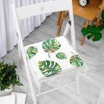 - httpsrealarge.comserdarMinderFermuarli-KareFrm-3351-Gorsel12-Gorsel-1 - Realhomes Suluboya Palmiye Yaprakları Desenli Özel Tasarım Fermuarlı Sandalye Minderi Realhomes