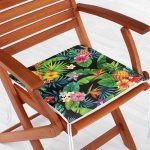 - httpsrealarge.comserdarMinderFermuarli-KareFrm-3362-Gorsel12-Gorsel-1 - Realhomes Siyah Zeminli Geometrik Yapraklar Desenli Fermuarlı Sandalye Minderi Realhomes