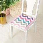 - httpsrealarge.comserdarMinderFermuarli-KareFrm-3384-Gorsel12-Gorsel-3 - Realhomes Renkli Zigzag Motifli Pembe Zeminli Modern Fermuarlı Sandalye Minderi Realhomes