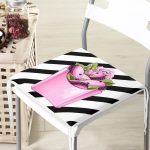 Coco Pops Pempe Siyah Tasarımlı Modern Dekoratif Fermuarlı Sandalye Minderi Realhomes