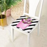 Coco Pops Pempe Siyah Tasarımlı Modern Dekoratif Fermuarlı Sandalye Minderi Realhomes