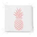 - httpsrealarge.comserdarMinderFermuarli-KareFrm-3404-Gorsel12-Gorsel-4 - Realhomes  Beyaz Zeminde Pembe Ananas Tasarımlı Dijital Baskılı Fermuarlı Sandalye Minderi Realhomes