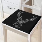 - httpsrealarge.comserdarMinderFermuarli-KareFrm-3408-Gorsel12-Gorsel - Realhomes  Siyah Zeminli Geometrik Geyik Çizimli Modern Fermuarlı Sandalye Minderi Realhomes