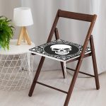 Realhomes Kuru Kafa Motifli Dijtal Baskılı Modern Fermuarlı Sandalye Minderi Realhomes