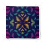 Realhomes Ebru Motifli Dijital Baskılı Modern Fermuarlı Sandalye Minderi Realhomes