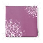 Realhomes lila zeminli  Dijital Baskılı Modern Fermuarlı Sandalye Minderi Realhomes