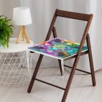 Realhomes Özel Seri Dijital Baskılı Modern Fermuarlı Sandalye Minderi Realhomes