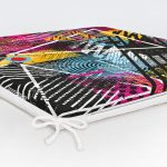 Realhomes Özel Tasarım Dijital Baskılı Modern Fermuarlı Sandalye Minderi Realhomes