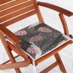 RealHomes Özel Tasarım Dijital Baskılı Modern Fermuarlı Sandalye Minderi Realhomes