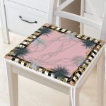 RealHomes Özel Tasarım Dijital Baskılı Modern Fermuarlı Sandalye Minderi Realhomes