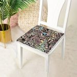 RealHomes Özel Tasarım Dijital Baskılı Modern Fermuarlı Sandalye Minderi Realhomes