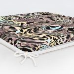 RealHomes Özel Tasarım Dijital Baskılı Modern Fermuarlı Sandalye Minderi Realhomes