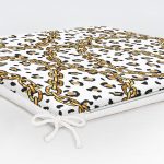 RealHomes Özel Tasarım Dijital Baskılı Modern Fermuarlı Sandalye Minderi Realhomes