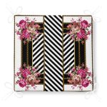 Modern Sanat Tasarımlı Dijital Baskılı Fermuarlı Sandalye Minderi Realhomes