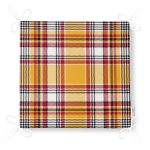 Ekose Desenli Özel Tasarım Fermuarlı Sandalye Minderi Realhomes